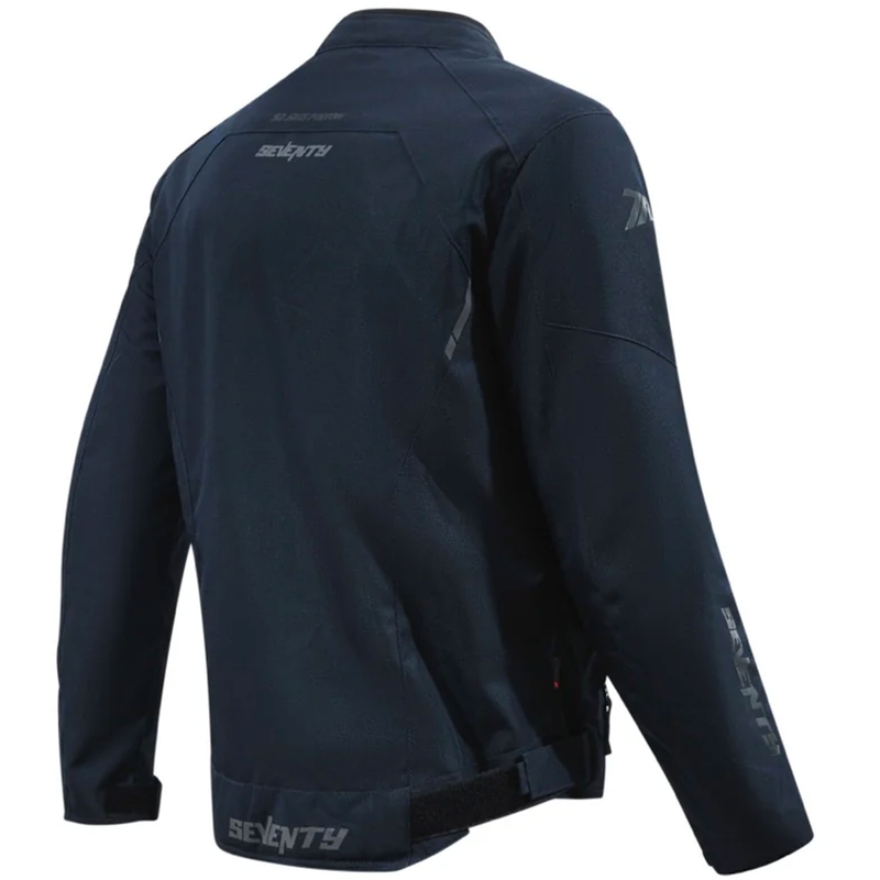 Seventy Degrees SD-JR65 Piston Motorradjacke Dunkelblau