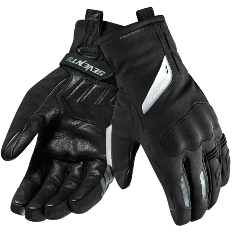Seventy Degrees SD-T9 Expedition Motorradhandschuhe Schwarz