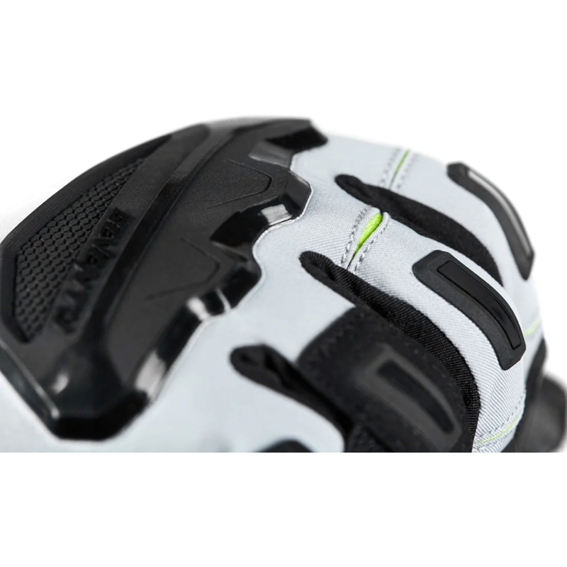 Motorradhandschuhe Seventy Degrees SD-T13 Aspen Light schwarz-grau-fluo gelb