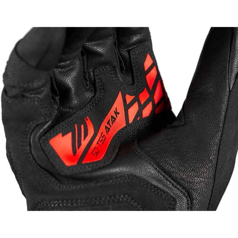 Seventy Degrees SD-T55 Atak Motorradhandschuhe schwarz-rot