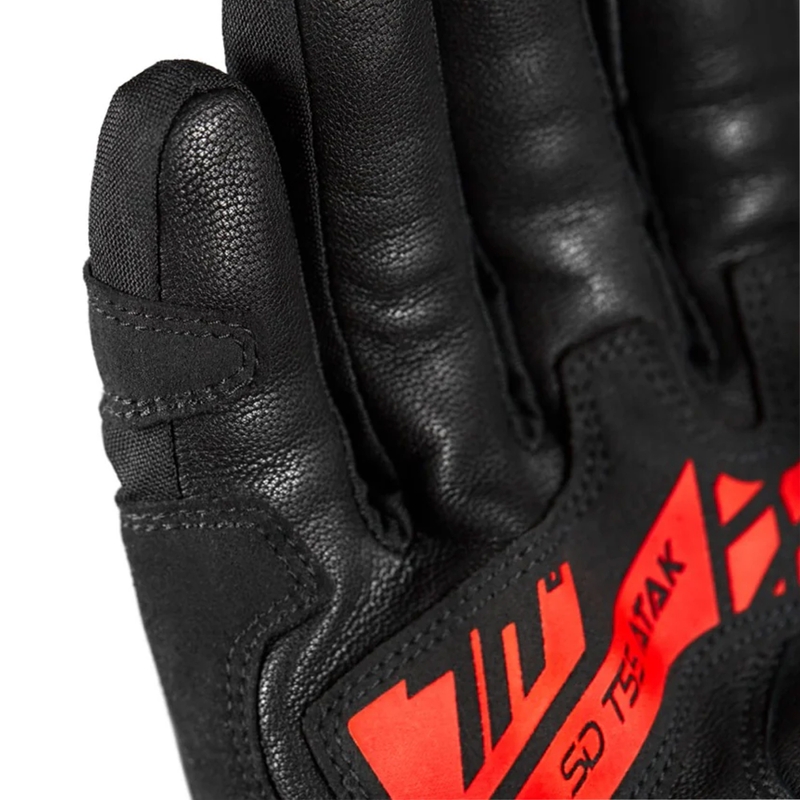 Seventy Degrees SD-T55 Atak Motorradhandschuhe schwarz-rot