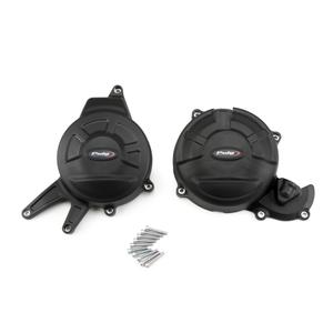 Engine covers PUIG Track for Championship 21500N schwarz