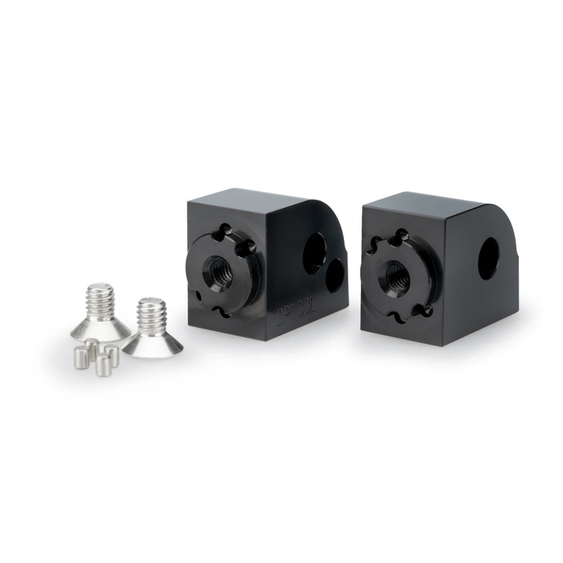 Footpeg adapters PUIG adjustable schwarz