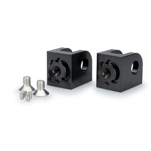 Footpeg adapters PUIG 21888N adjustable schwarz