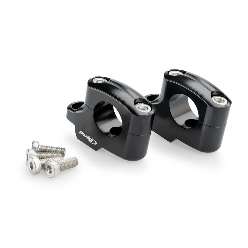 Risers PUIG PULLBACK schwarz height 20mm, d 29,2mm