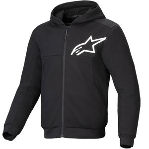 Alpinestars Chrome V2 Sport Motorrad Sweatshirt schwarz-weiß