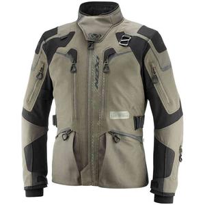 IXON Odin Motorradjacke khaki-schwarz
