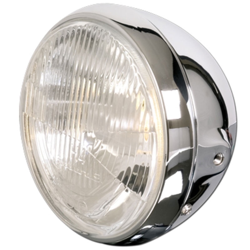 Highsider Smart British Style H4 Chromscheinwerfer