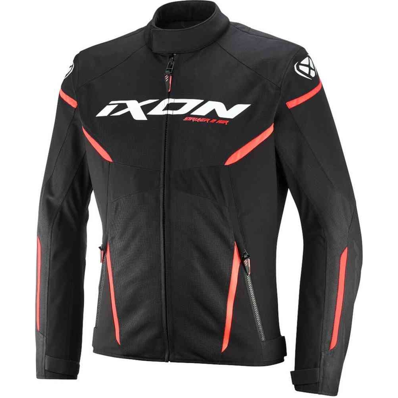IXON Striker 2 Air WP Motorradjacke schwarz-weiß-rot