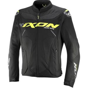 Motorradjacke IXON Ionix schwarz-gelb-grau