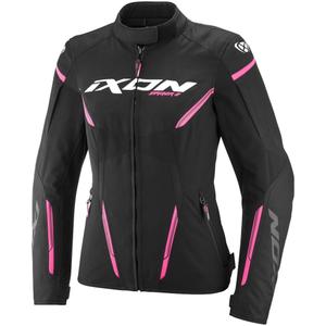 Damen Motorradjacke IXON Striker 2 Lady schwarz-pink