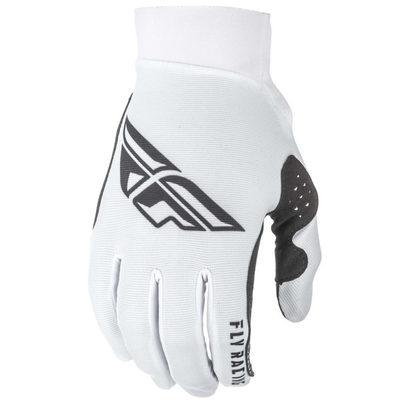 Motocross Handschuhe FLY Racing PRO LITE 2019 - USA schwarz und weiß Ausverkauf