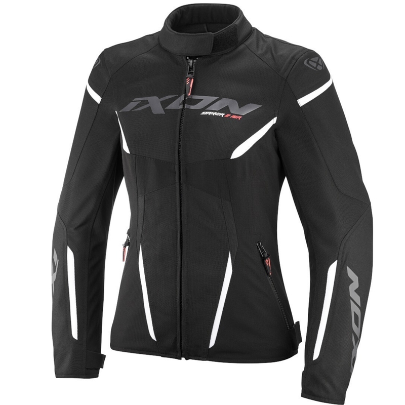 Damen Motorradjacke IXON Striker 2 Air WP Lady schwarz-weiß