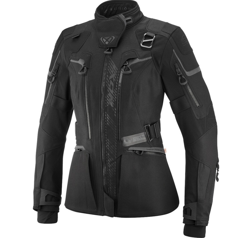 Damen Motorradjacke IXON Odin schwarz