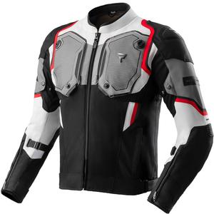 Rebelhorn Borg II Motorradjacke schwarz-grau-rot