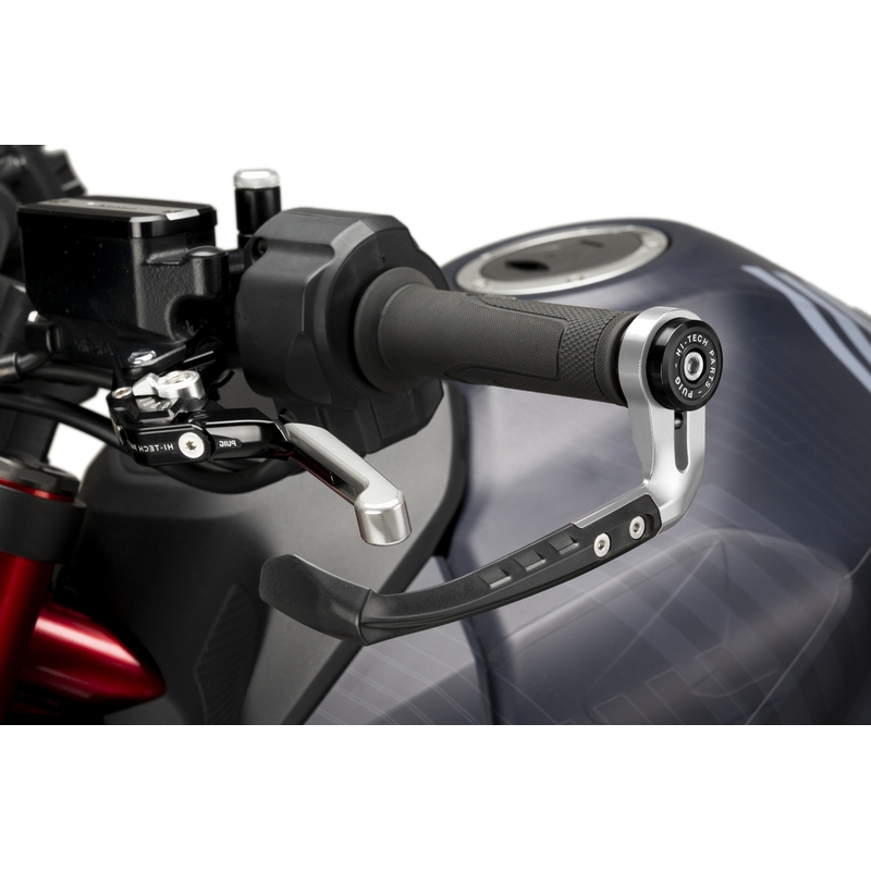 Clutch lever protector PUIG RAW silber