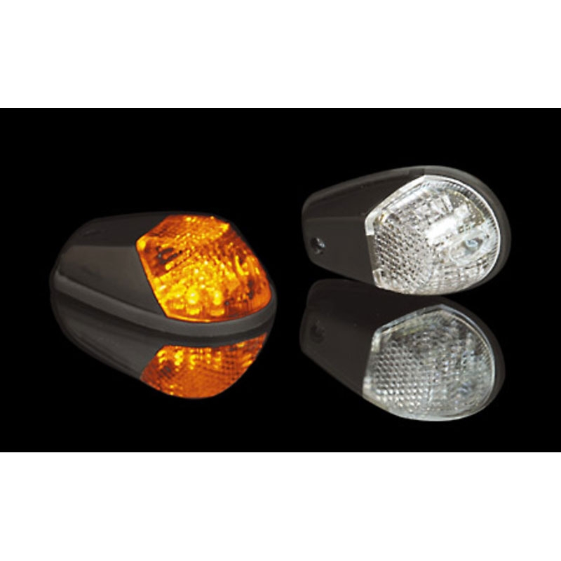 Motorradblinker Highsider Smart LED schwarz-klar