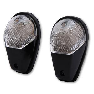 Motorradblinker Highsider Smart LED schwarz-klar