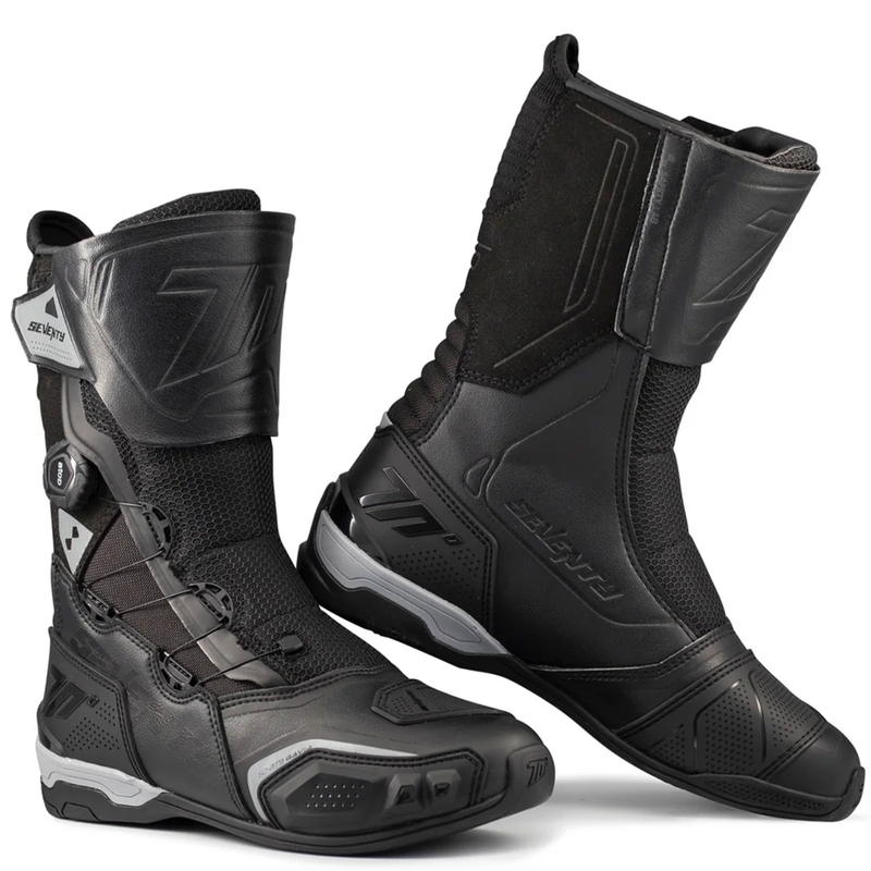 Seventy Degrees SD-BT9 Gavia Motorradstiefel schwarz