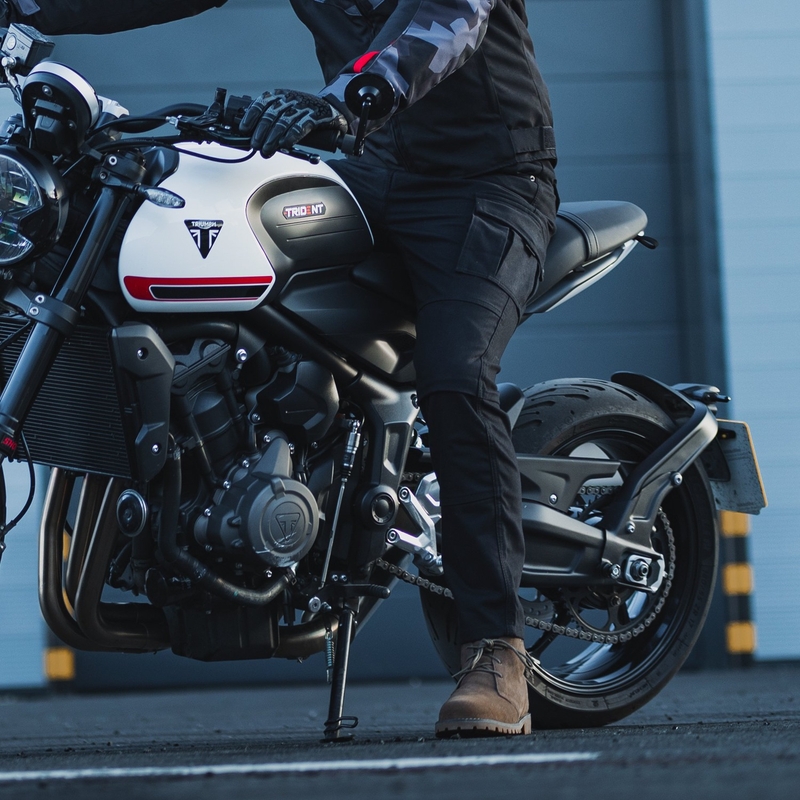 Oxford Original Approved CARGO AA Motorradhose schwarz