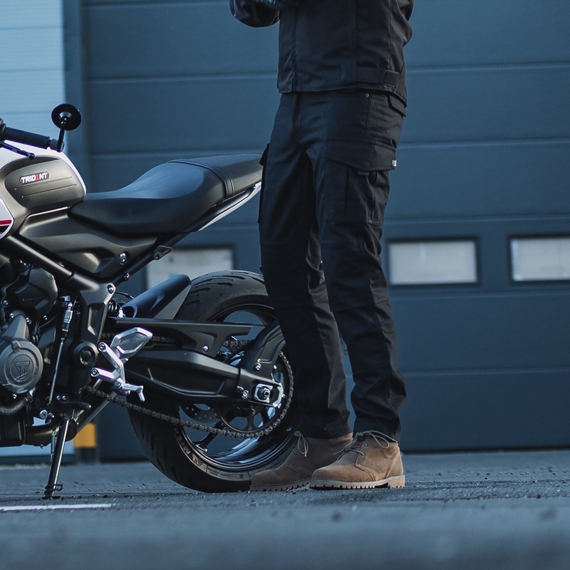 Oxford Original Approved CARGO AA Motorradhose schwarz