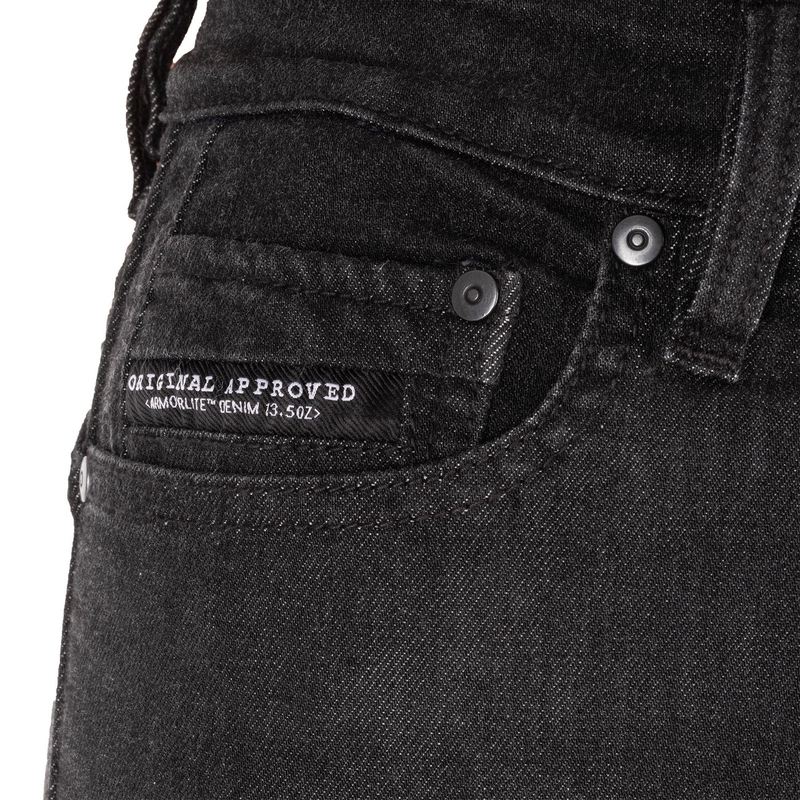 Damen Motorradjeans Oxford Sofia AA Slim Jeans schwarz