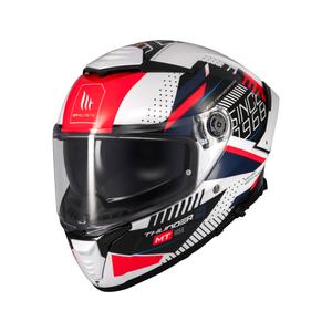 Integrierter Motorradhelm MT Thunder 4 SV Luminence blau