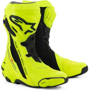 Alpinestars Supertech R Motorradstiefel neongelb-schwarz