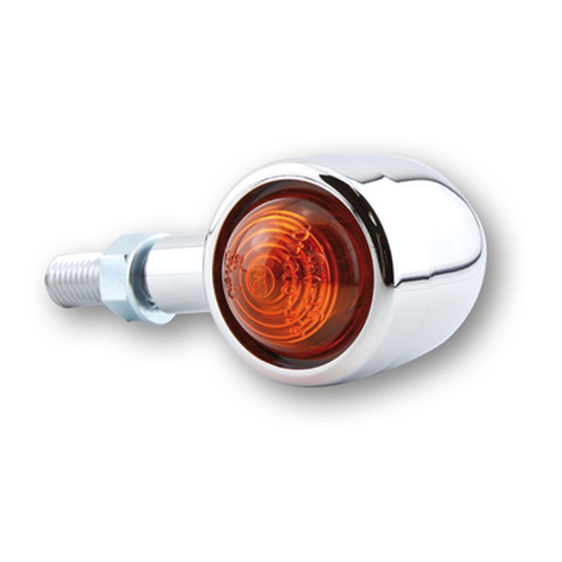 Motorradblinker Highsider Smart Old School Typ 1 chrom