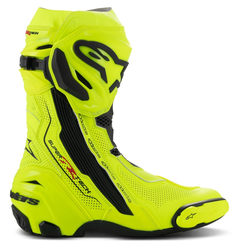 Alpinestars Supertech R Vented Motorradstiefel neongelb-schwarz