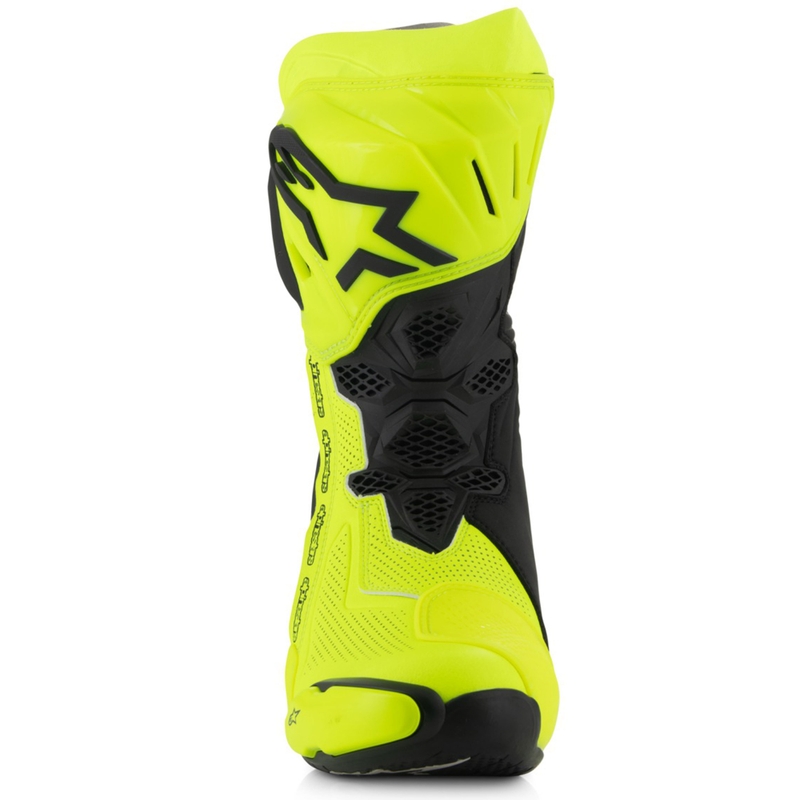 Alpinestars Supertech R Vented Motorradstiefel neongelb-schwarz