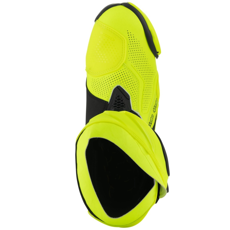 Alpinestars Supertech R Vented Motorradstiefel neongelb-schwarz