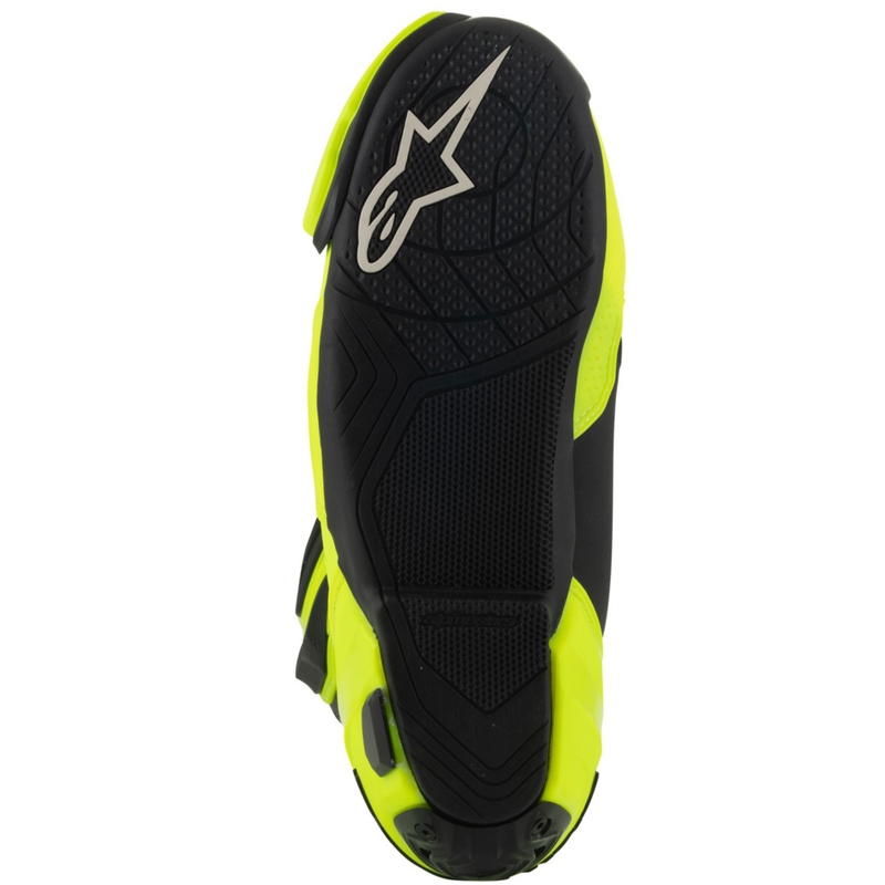 Alpinestars Supertech R Vented Motorradstiefel neongelb-schwarz