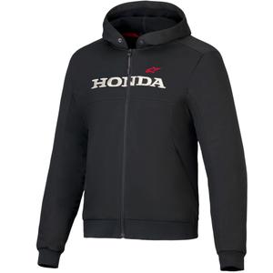 Alpinestars Chrome V3 Sport Hoodie Honda Kollektion schwarz-beige-rot