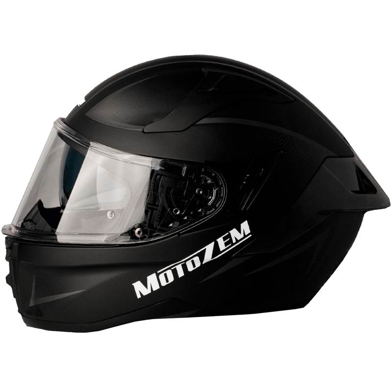 Integralhelm Motozem Guardian Mattschwarz - II. Qualität