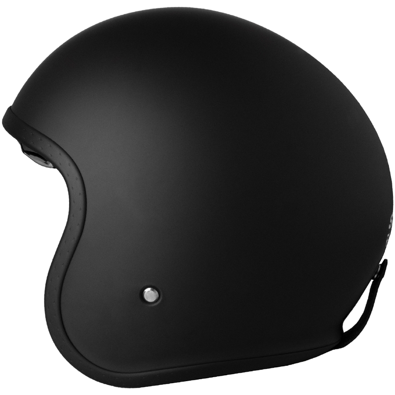 Offener Motorradhelm Street Racer Shadow II Mattschwarz - II. Qualität