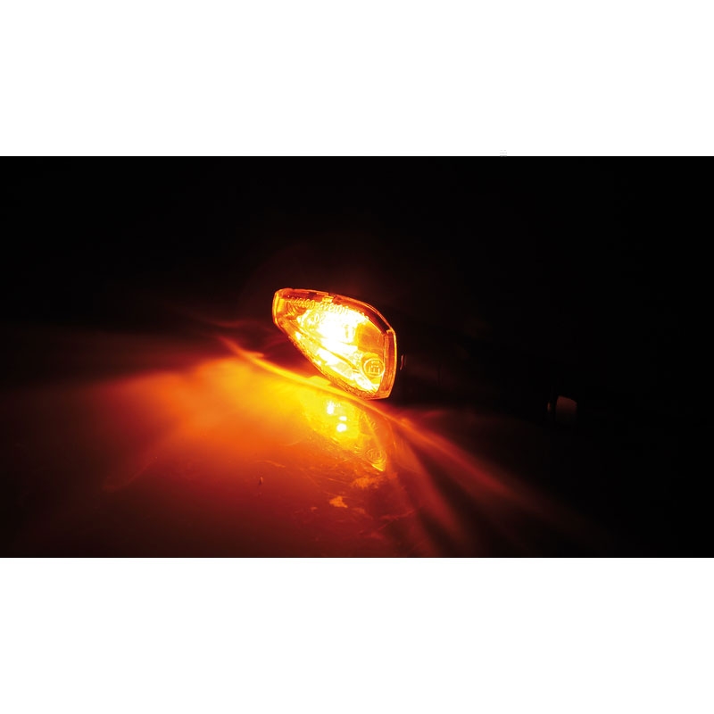 Highsider Smart Peak Motorradblinker lang schwarz