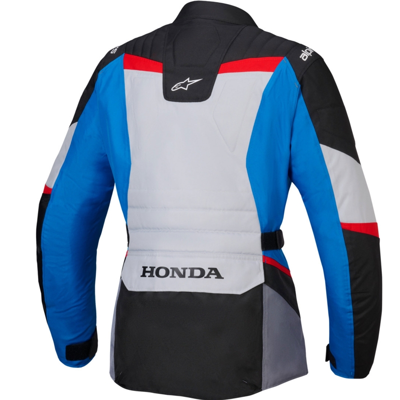 Alpinestars Stella ST-1 Wasserdichte Damen Motorradjacke Honda Kollektion grau-blau-schwarz-rot