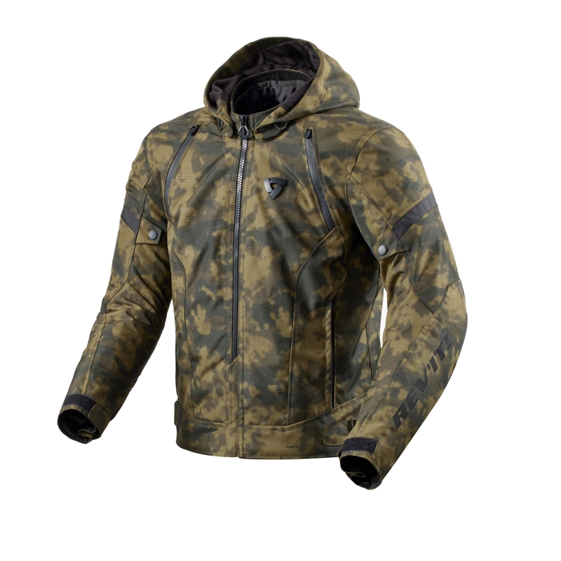 Motorradjacke Revit Flare 3 H2O camo dunkelgrün