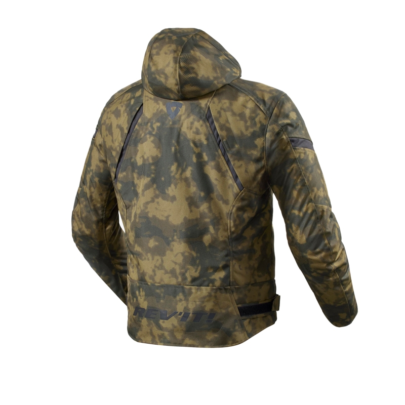 Motorradjacke Revit Flare 3 H2O camo dunkelgrün