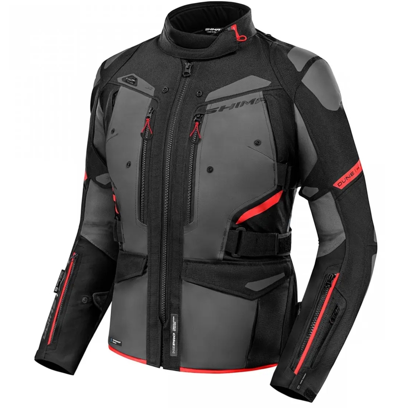 Damen Motorradjacke Shima Dune rot