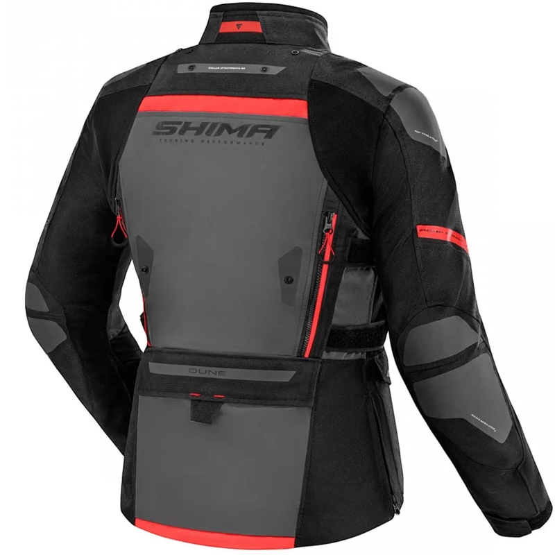 Damen Motorradjacke Shima Dune rot