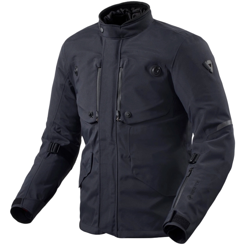 Revit Trench 2 GTX Motorradjacke dunkelblau