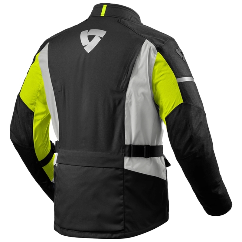 Revit Horizon 3 H2O schwarz-fluorgelbe Motorradjacke