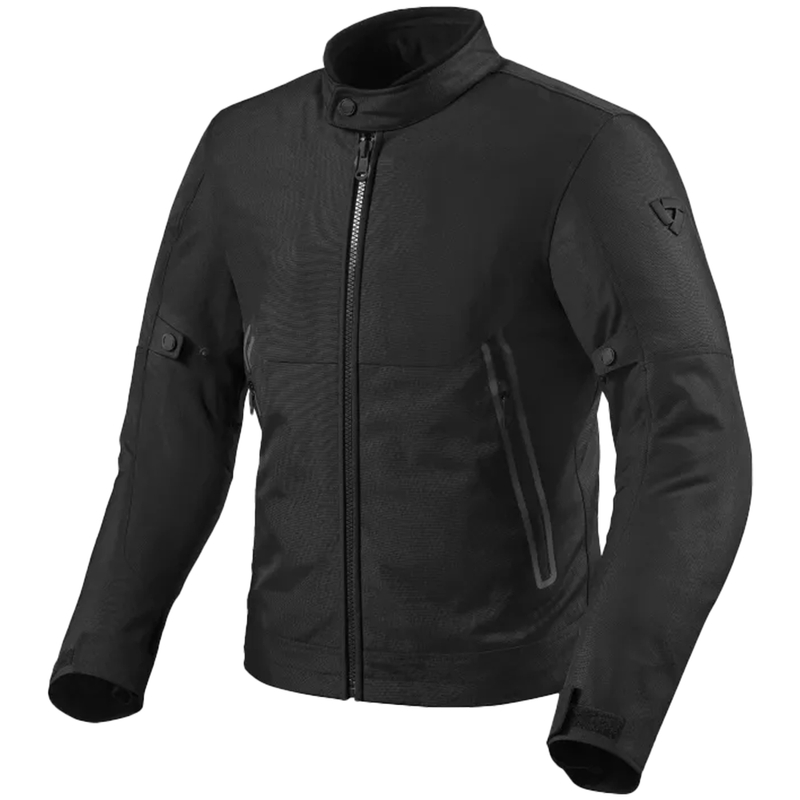 Revit Shade H2O Motorradjacke schwarz
