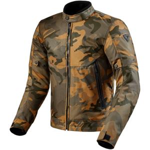 Revit Shade H2O camo-grüne Motorradjacke