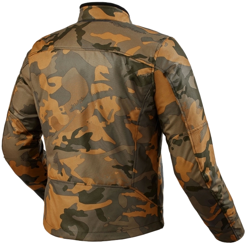 Revit Shade H2O camo-grüne Motorradjacke