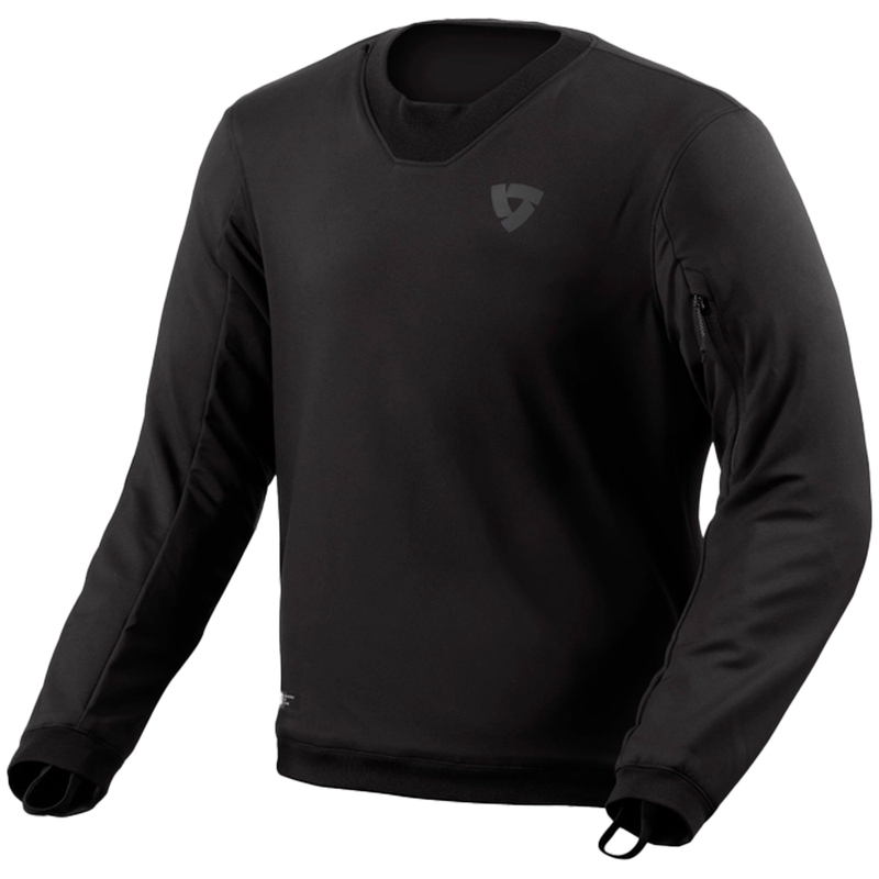 Revit Crux Motorradpullover schwarz