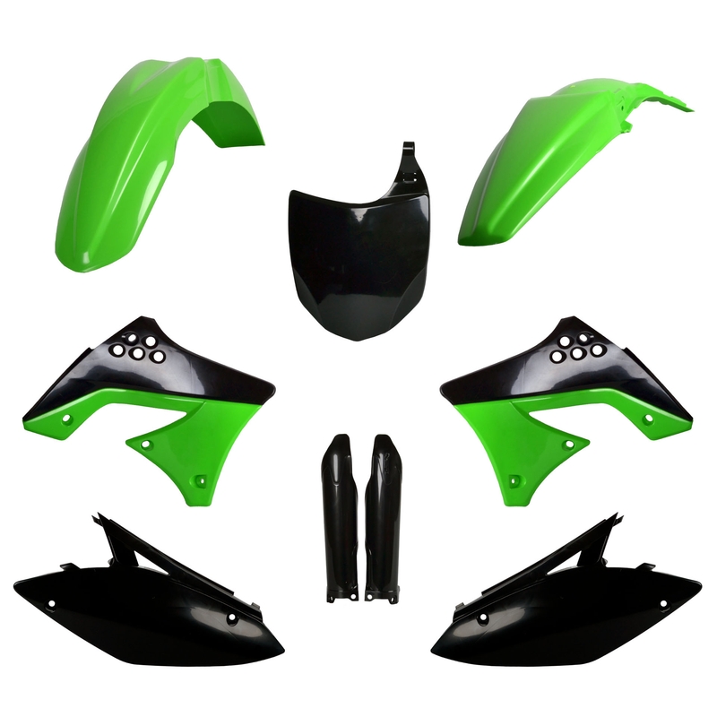 Satz Kunststoffteile POLISPORT OEM Color für KAWASAKI KX 250 (F) 4T 2009-2012