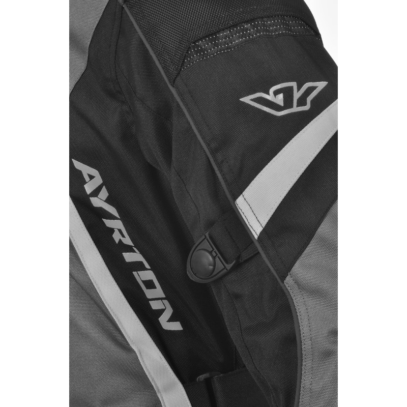 Ayrton Teressa Damen Motorradjacke Schwarz-Grau-Weiß